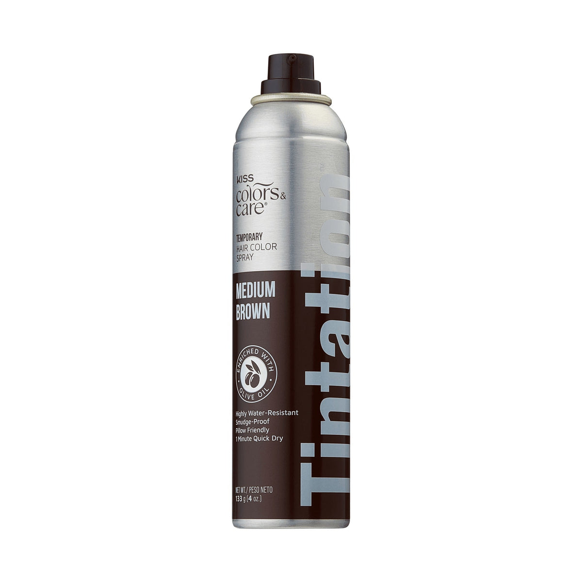 Kiss Colors & Care Tintation Spray Medium Brown Bundle - 2 Pack