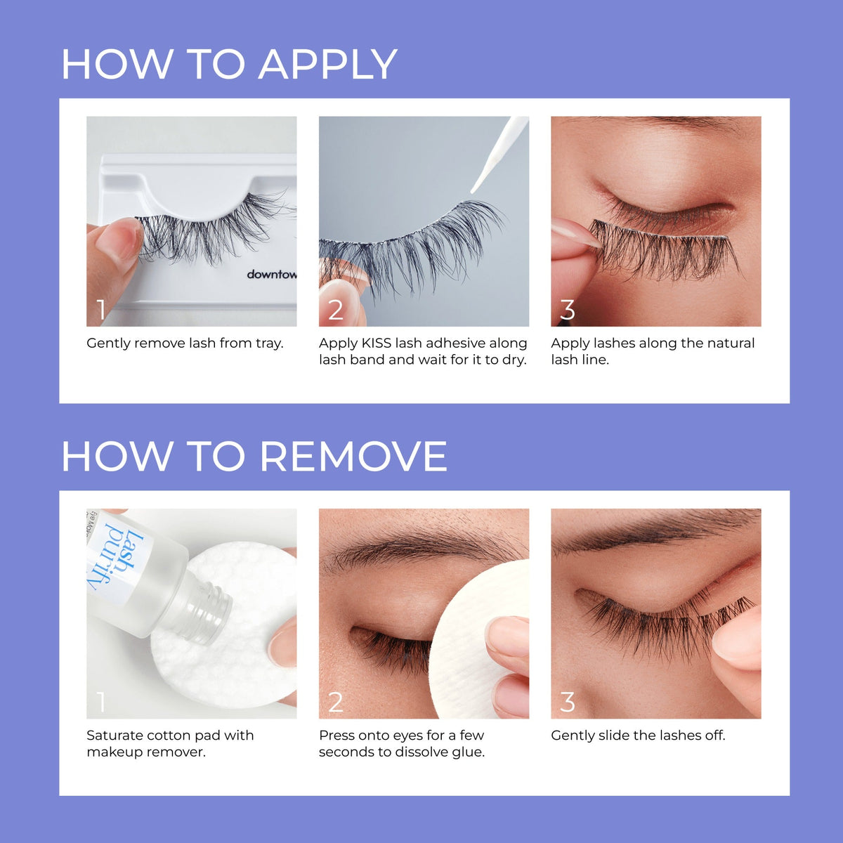 Kiss Lash Couture Strip Lash Adhesive - Black | False Eyelash Glue, Strip Lash Adhesive