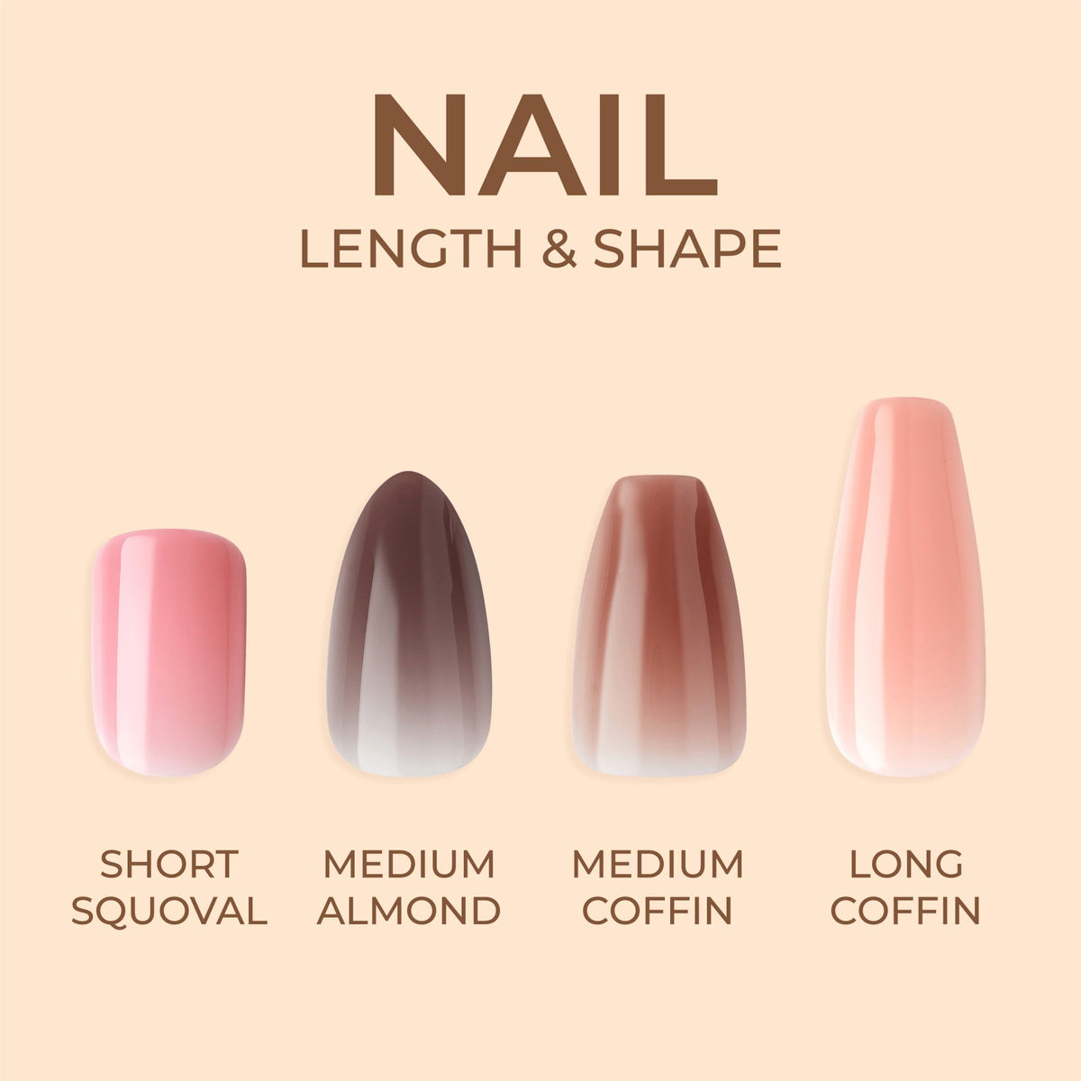 Kiss Bare but Better Press On Glue Nails - Nudies