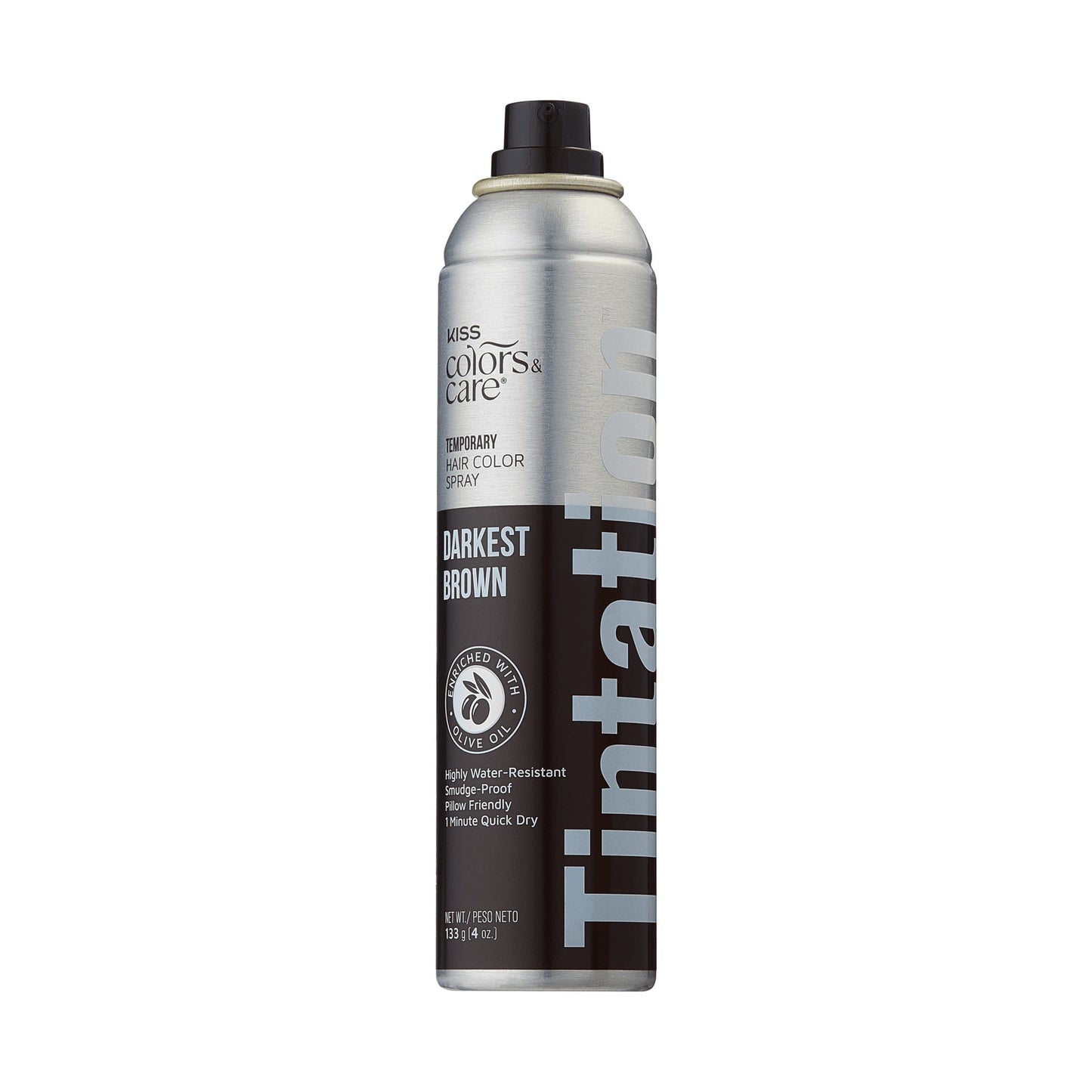 Kiss Colors & Care Tintation Spray Darkest Brown Bundle - 3 Pack