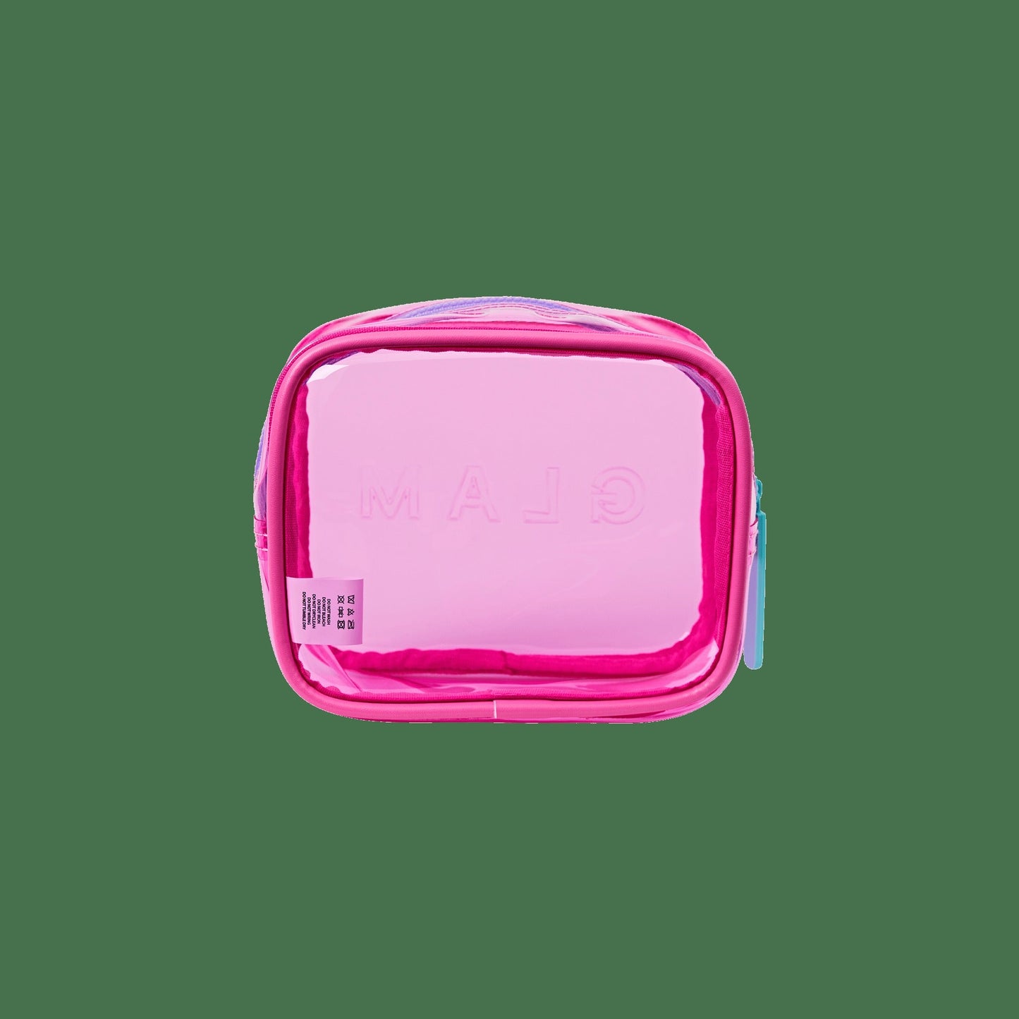 Kiss Glam Clear Cosmetic Bag - Pink | Makeup Bag, Travel Pouch