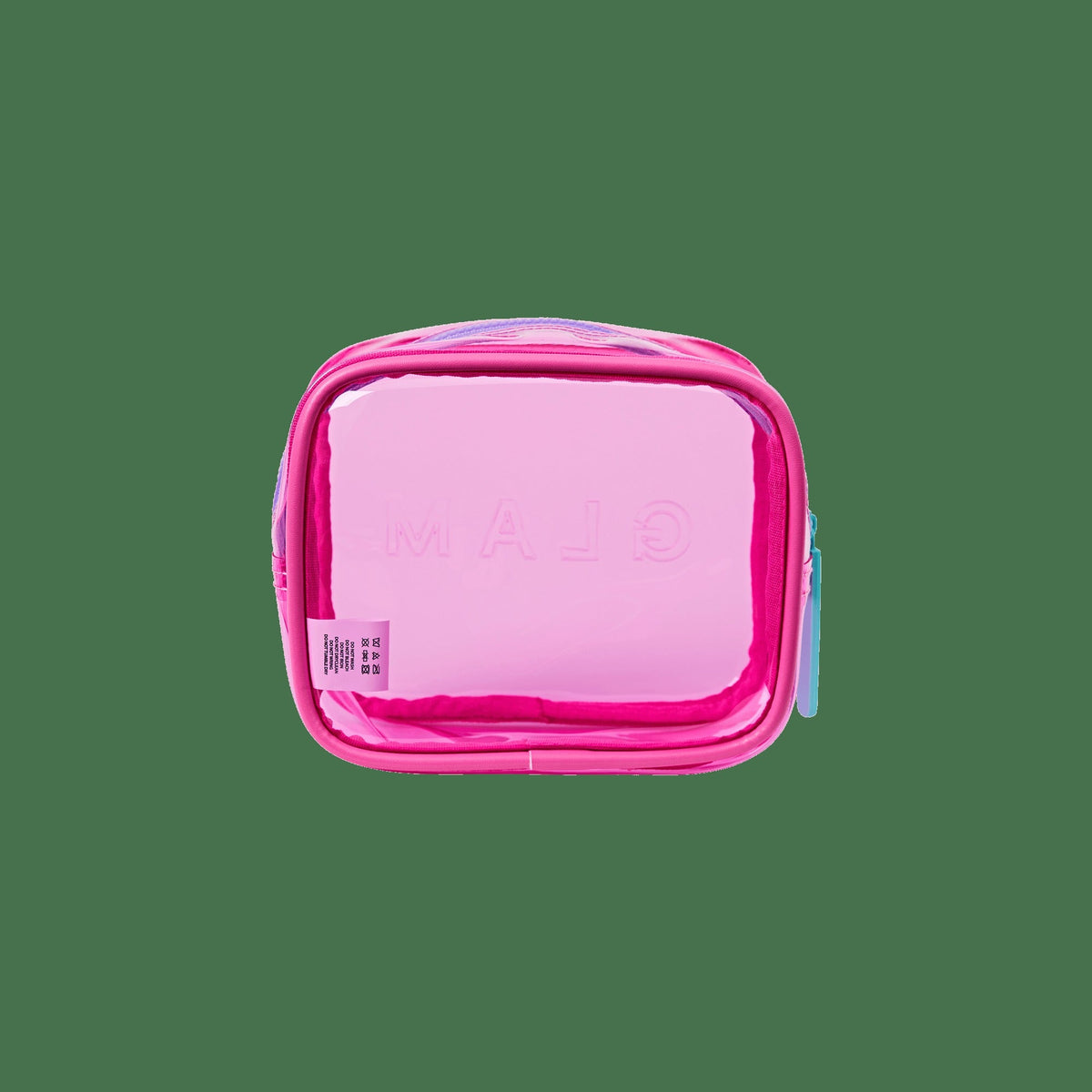 Kiss Glam Clear Cosmetic Bag - Pink | Makeup Bag, Travel Pouch
