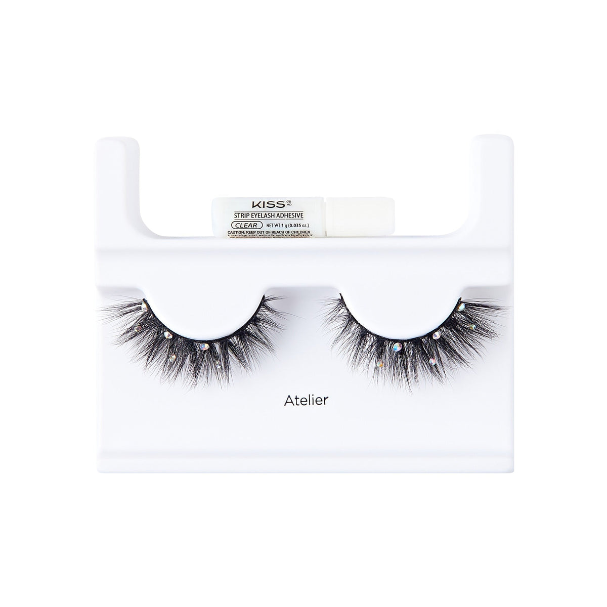 Kiss Lash Couture Masterpiece Holiday False Eyelashes - Atelier | 1 Pair, Strip Lashes, 10mm