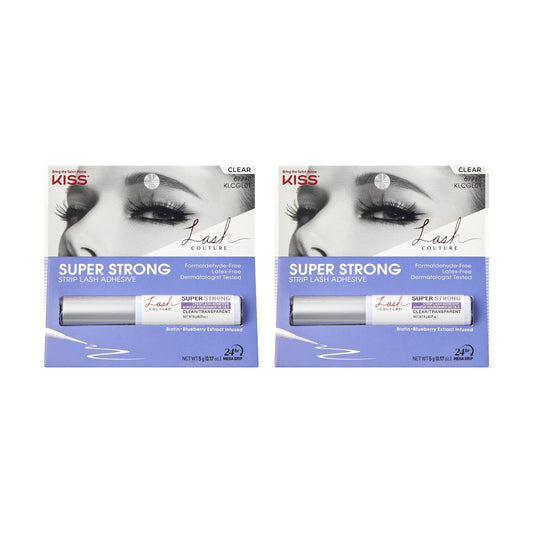 Kiss Lash Couture Strip Lash Adhesive Clear - 2-Pack