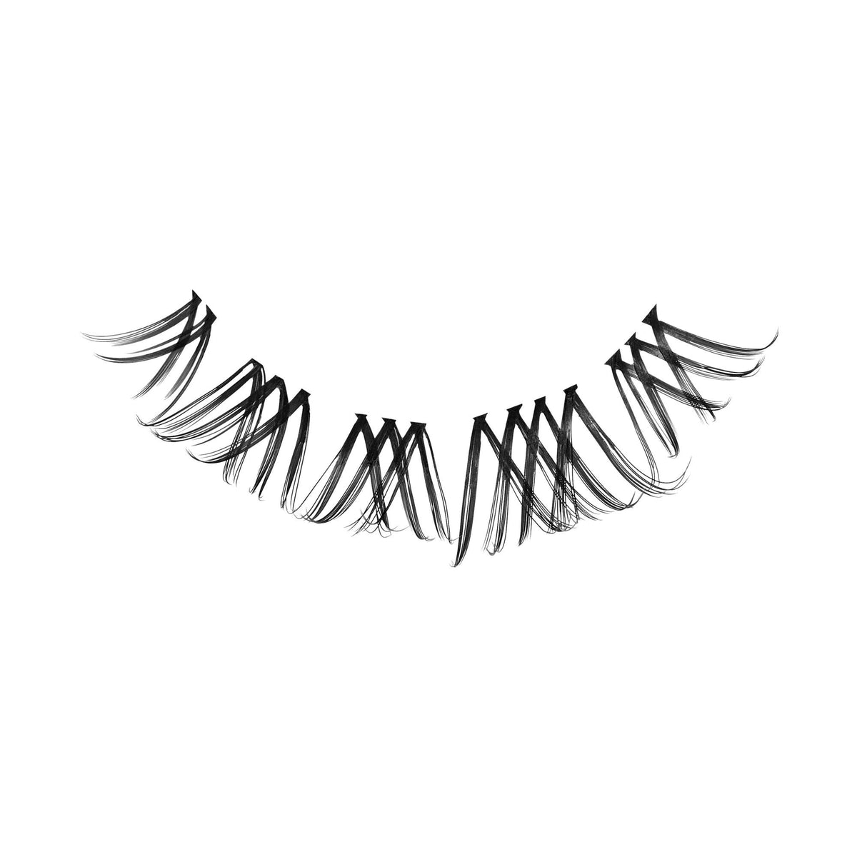 Falscara Studio Mini Refill Pack - Classic Natural | DIY False Lash Extensions, Cluster Lash, Wispy Lashes, 36 Wisps, 8mm-12mm