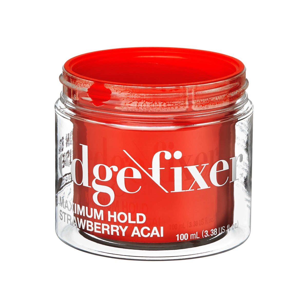 Kiss Colors & Care Edge Fixer Gel - Strawberry Acai | Edge Control, Baby Hair Gel, Maximum Hold, 100 ml, Hair Care