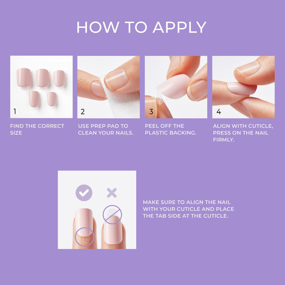 Impress Color No Glue Fake Press On Nails - Blue Sky | Solid, Blue, Short, Squoval, Manicure