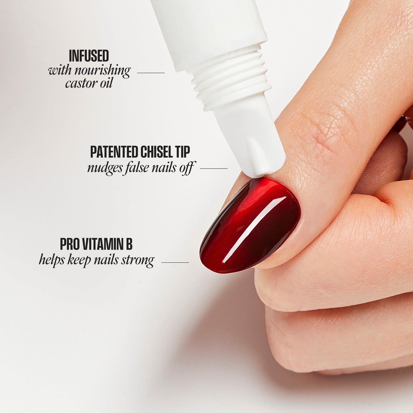 Kiss Glue OFF Press On Fake Nails Remover | No Soaking, No Damage To Natural Nails