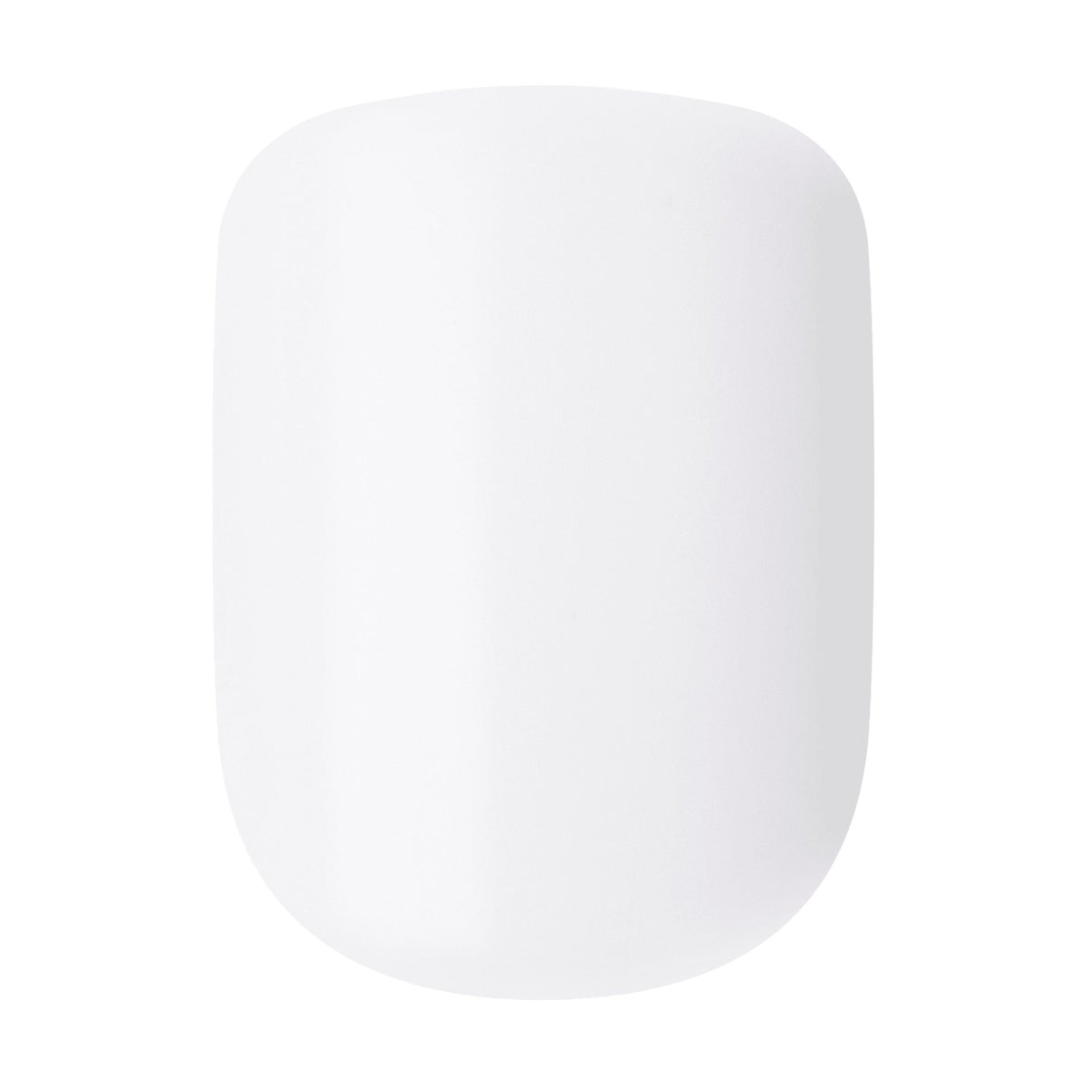 Impress Color No Glue Fake Press On Nails - Frosting | Solid, White, Short, Squoval, Manicure
