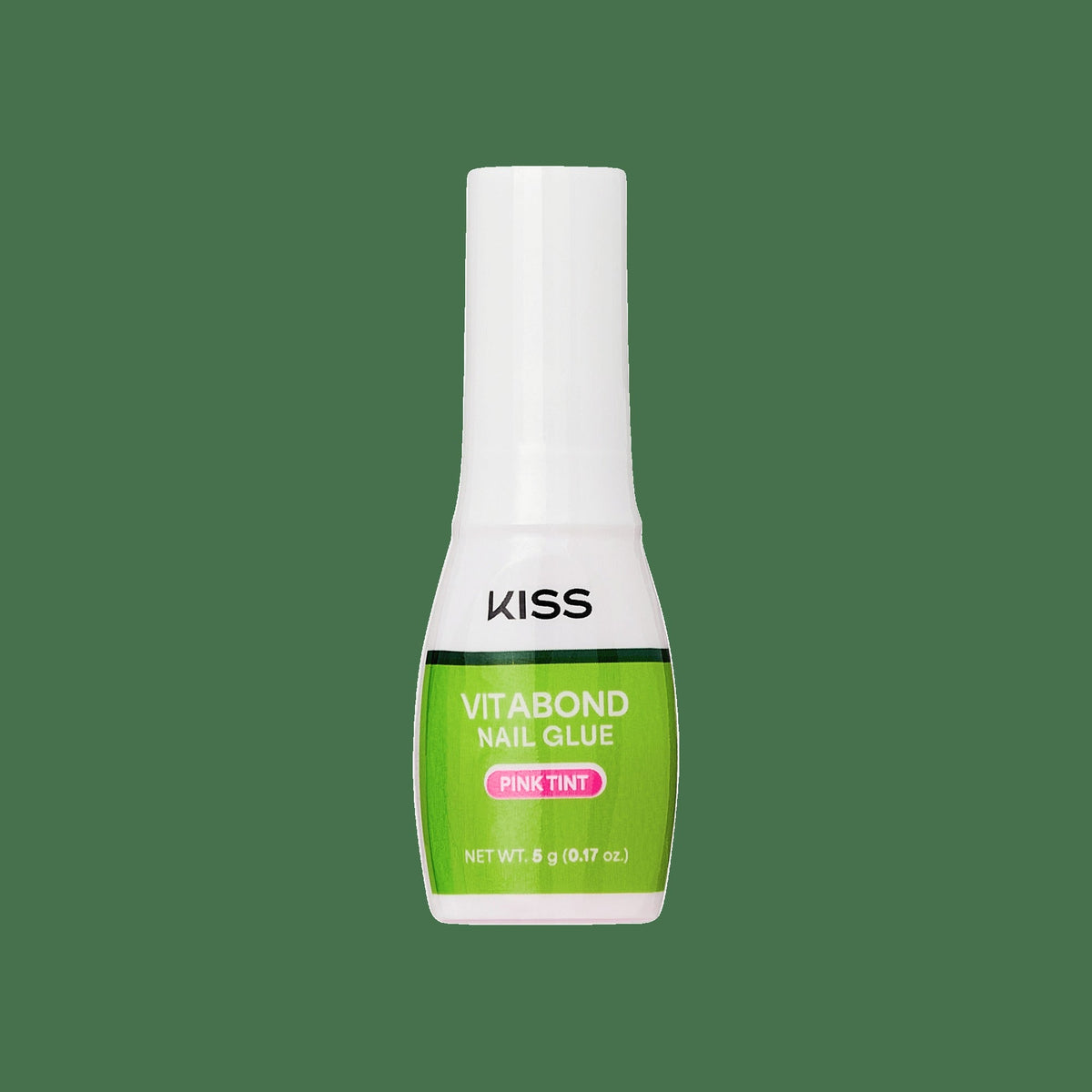 Kiss VitaBond Brush-On Fake Nail Glue - 0.17 oz. | Nail Adhesive, Press-On Glue, Pink Tint, Infused with Vitamins A and E