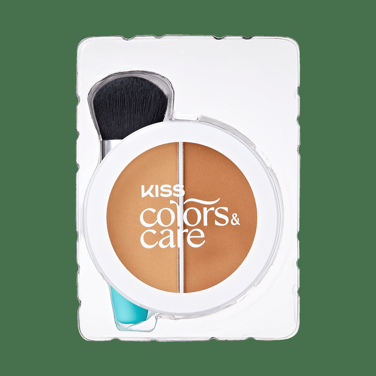 Kiss Colors & Care Lace Wig Tinting Powder | Lace Front Wig Powder, Oil Control, Medium Light Brown & Medium Brown, Light Duo, Hair Care