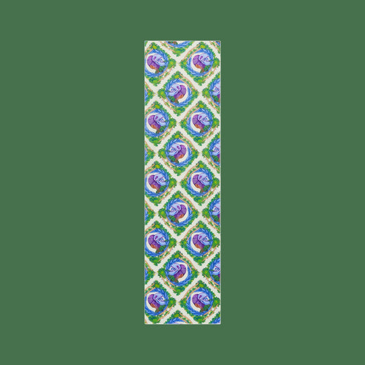 Kiss Colors & Care Limited Edition BIFC Satin Wrap Scarf - Jacques Agbobly | Head Scarf, Hair Scarf, 60"L x 16"W, Hair Accessories