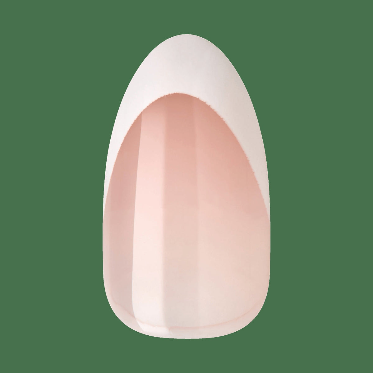 Impress French No Glue Fake Press On Nails - Fearless | French Tips, White & Neutral, Medium, Almond, Manicure