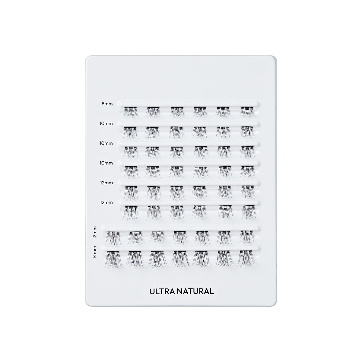 Falscara Ultra Natural Mega Multipack | DIY False Lash Extensions, Cluster Lash, Wispy Lashes, 50 Wisps, 8mm-14mm