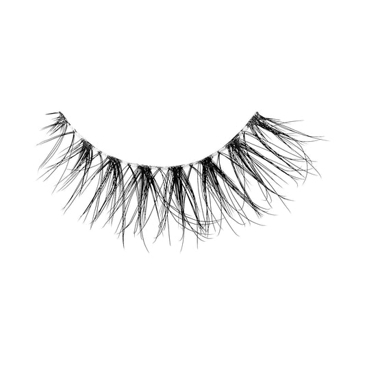 Kiss The New Natural False Eyelashes 4-Pair Multipack - Wide Slacks | 4 Pairs, Strip Lashes, 12mm