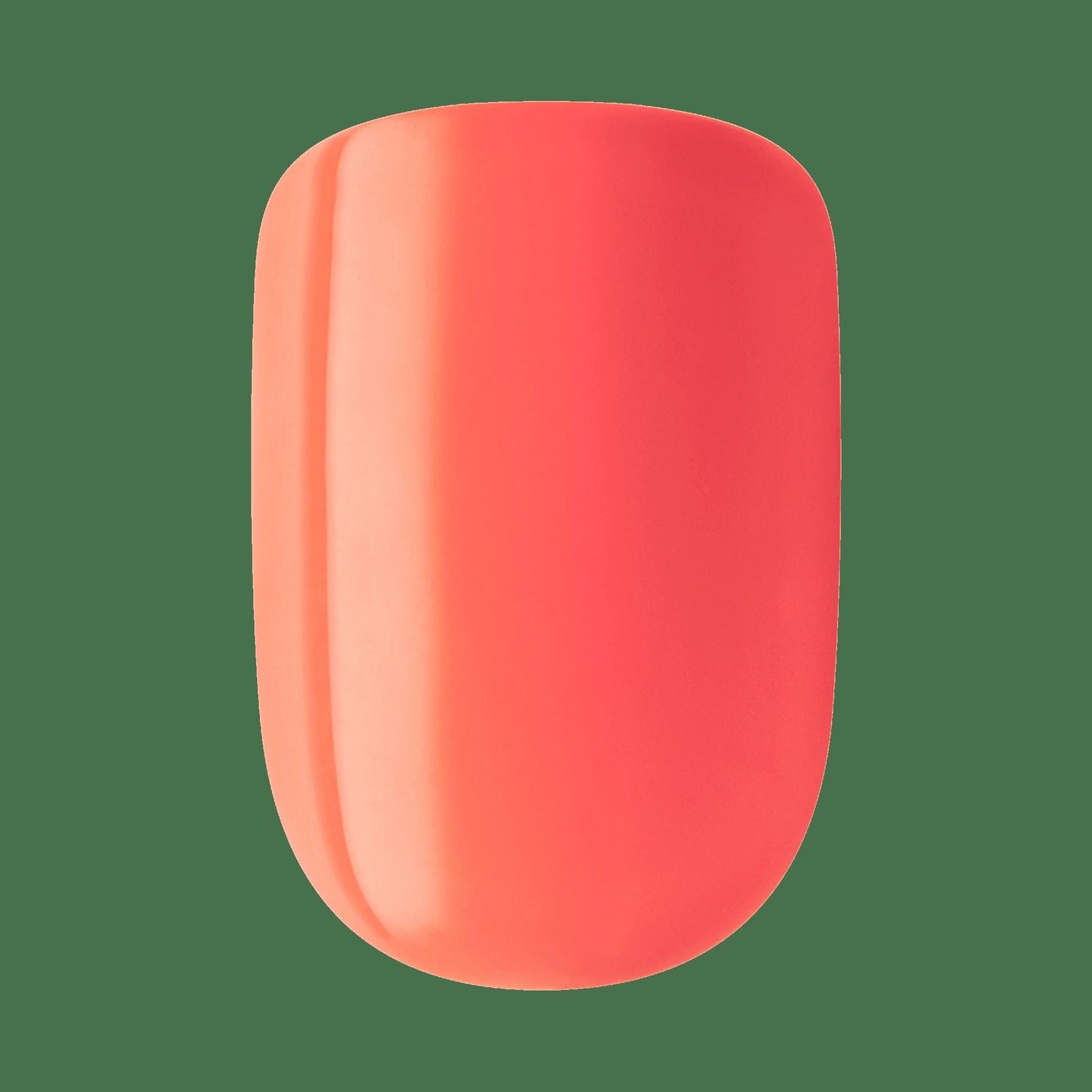 Impress Color No Glue Fake Press On Nails - Happier Vibes | Solid, Orange, Short, Squoval, Manicure