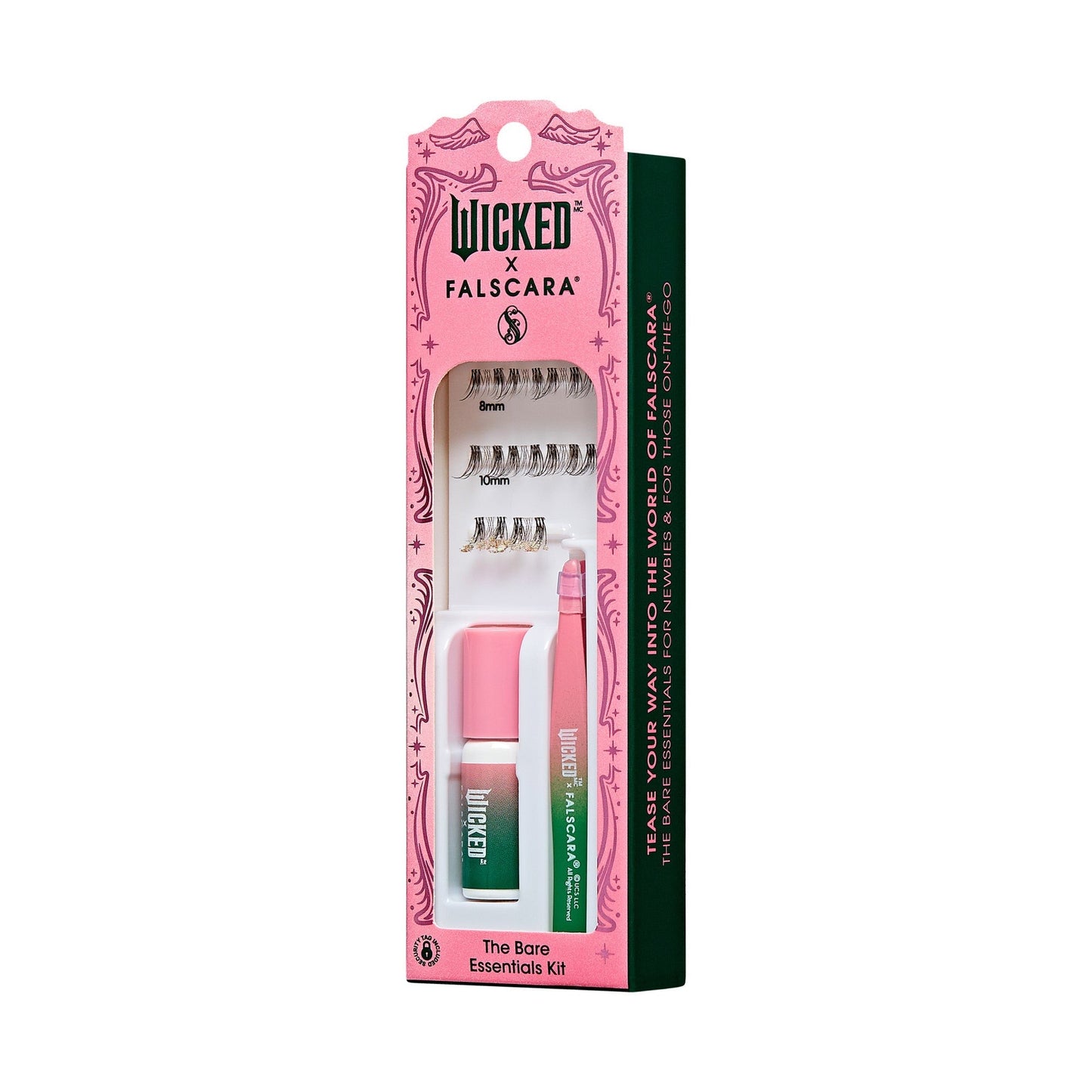 WICKED X Falscara False Eyelashes - Winkie Country | DIY False Lash Extensions, Natural, Cluster Lash, Wispy Lashes, 10 Wisps, 8mm-10mm