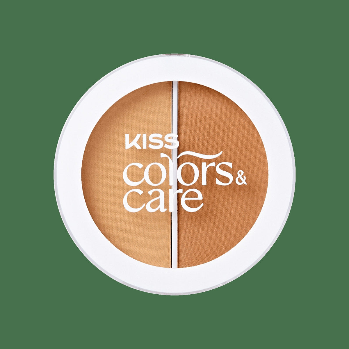 Kiss Colors & Care Lace Wig Tinting Powder | Lace Front Wig Powder, Oil Control, Medium Light Brown & Medium Brown, Light Duo, Hair Care