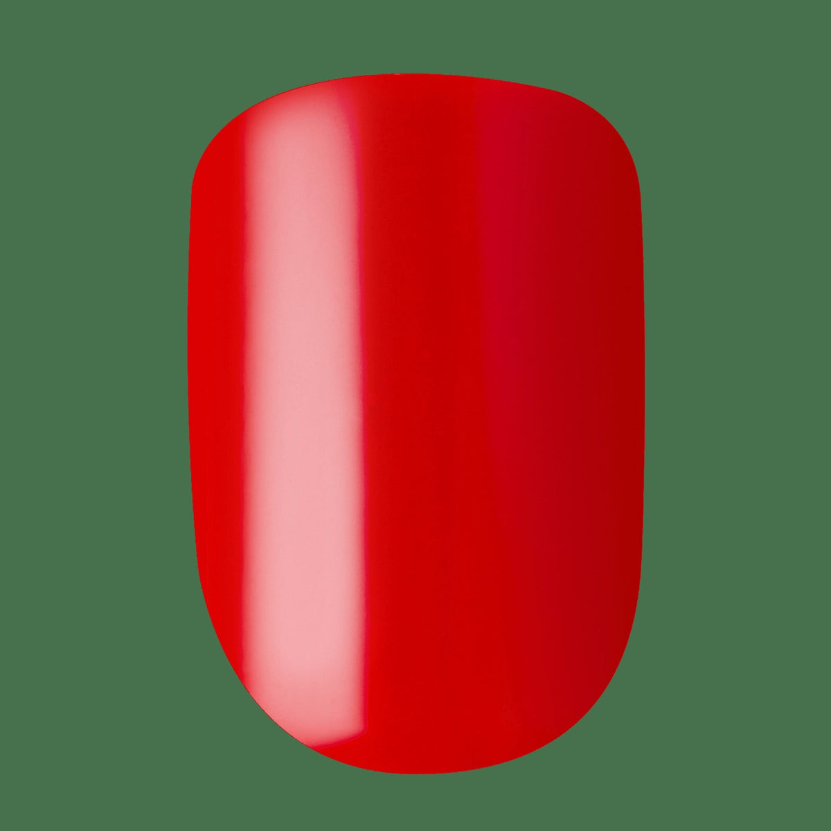 Impress Color No Glue Fake Press On Nails - Reddy or Not | Solid, Red, Short, Squoval, Manicure