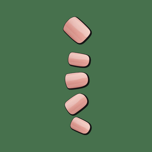 Impress Color No Glue Fake Press On Nails - Your Magic | Solid, Pink, Short, Squoval, Manicure