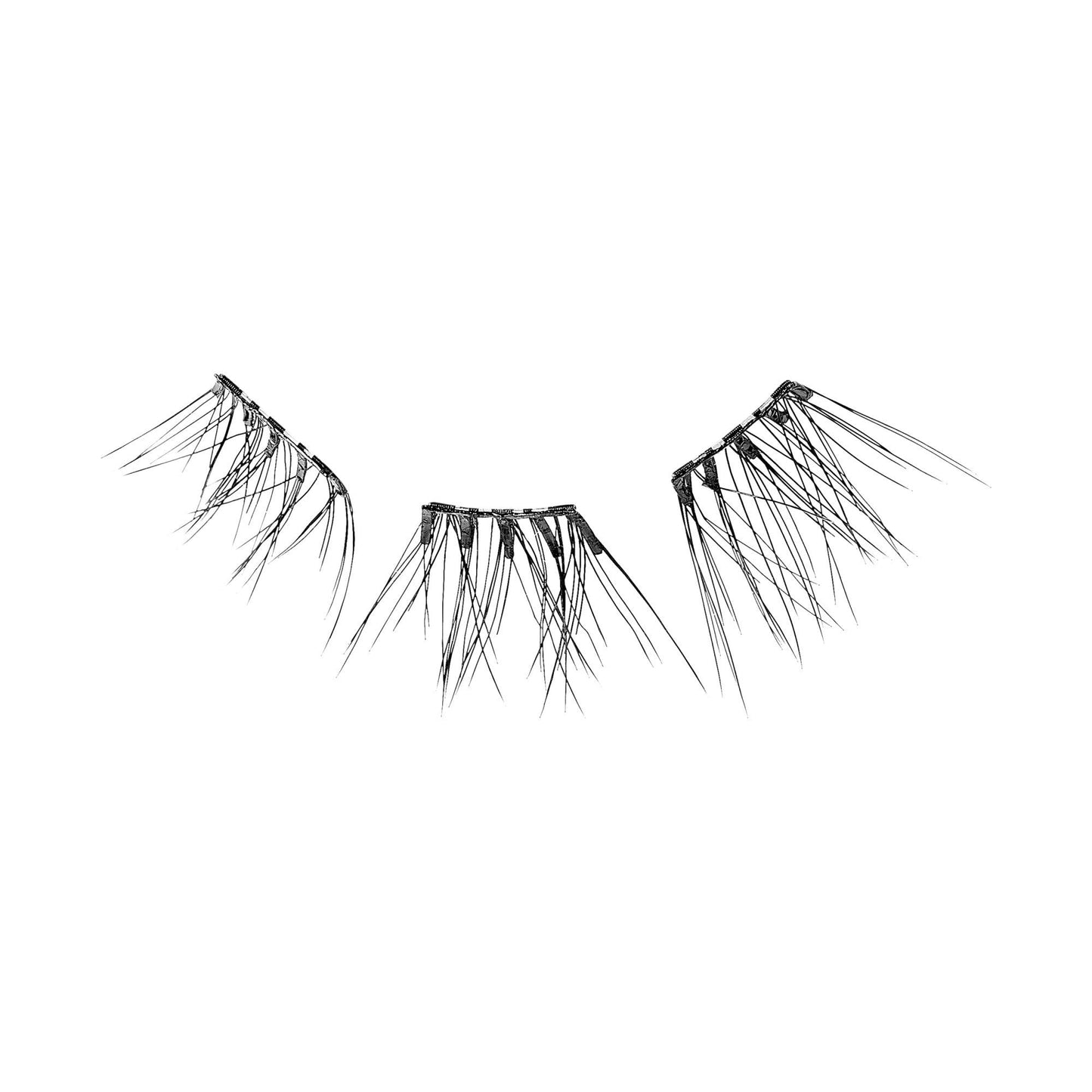 Impress Falsies Pre-Glued False Eyelashes Minipack - Classy | 12 Lash Clusters, 10mm-12mm