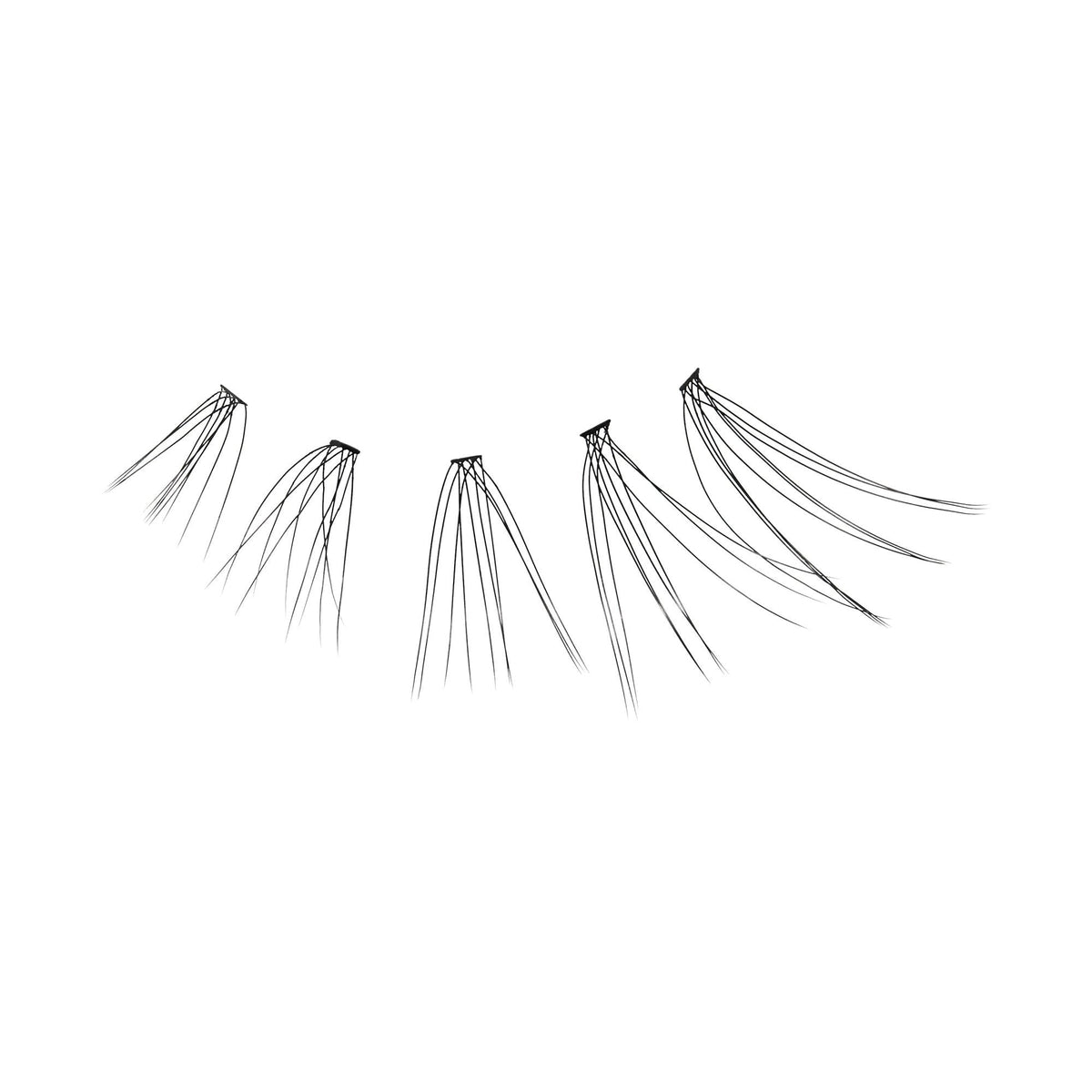 Kiss Peony False Eyelashes Lash Extension Kit - Misty Haze | 120 Clusters, Cluster Lashes, 9mm- 16mm