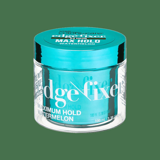 Kiss Colors & Care Edge Fixer Gel - Watermelon | Edge Control, Baby Hair Gel, Maximum Hold, 100 ml, Hair Care