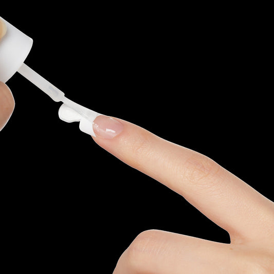 Kiss Brush-On Gel Nail Kit | 48 White & Natural French Tips, Gel Manicure, Salon Gel Nails