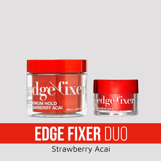 Kiss Colors & Care Edge Fixer Duo Bundle - Strawberry Acai