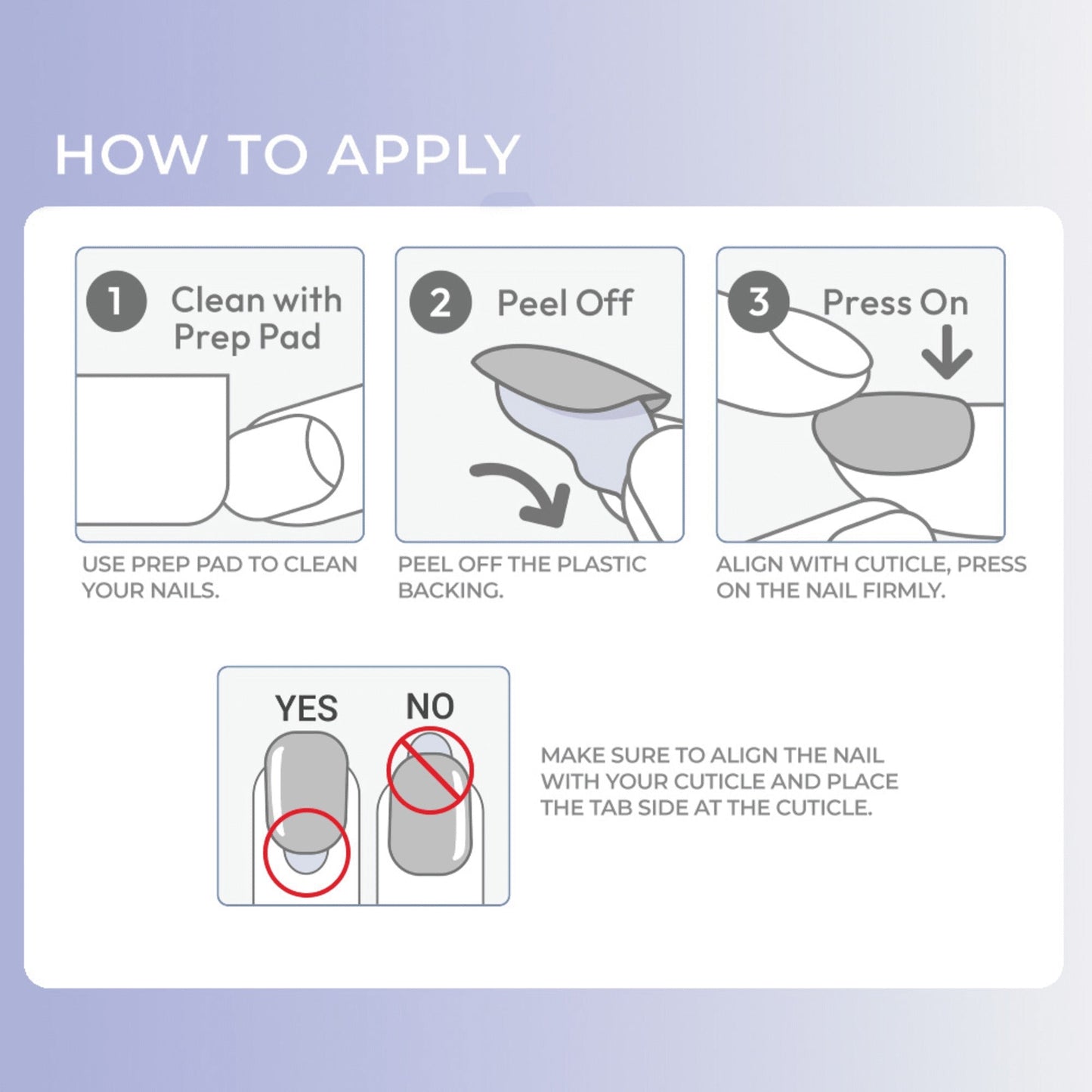 Impress Color No Glue Fake Press On Nails - Friendzone | Design, Purple, Short, Oval, Manicure