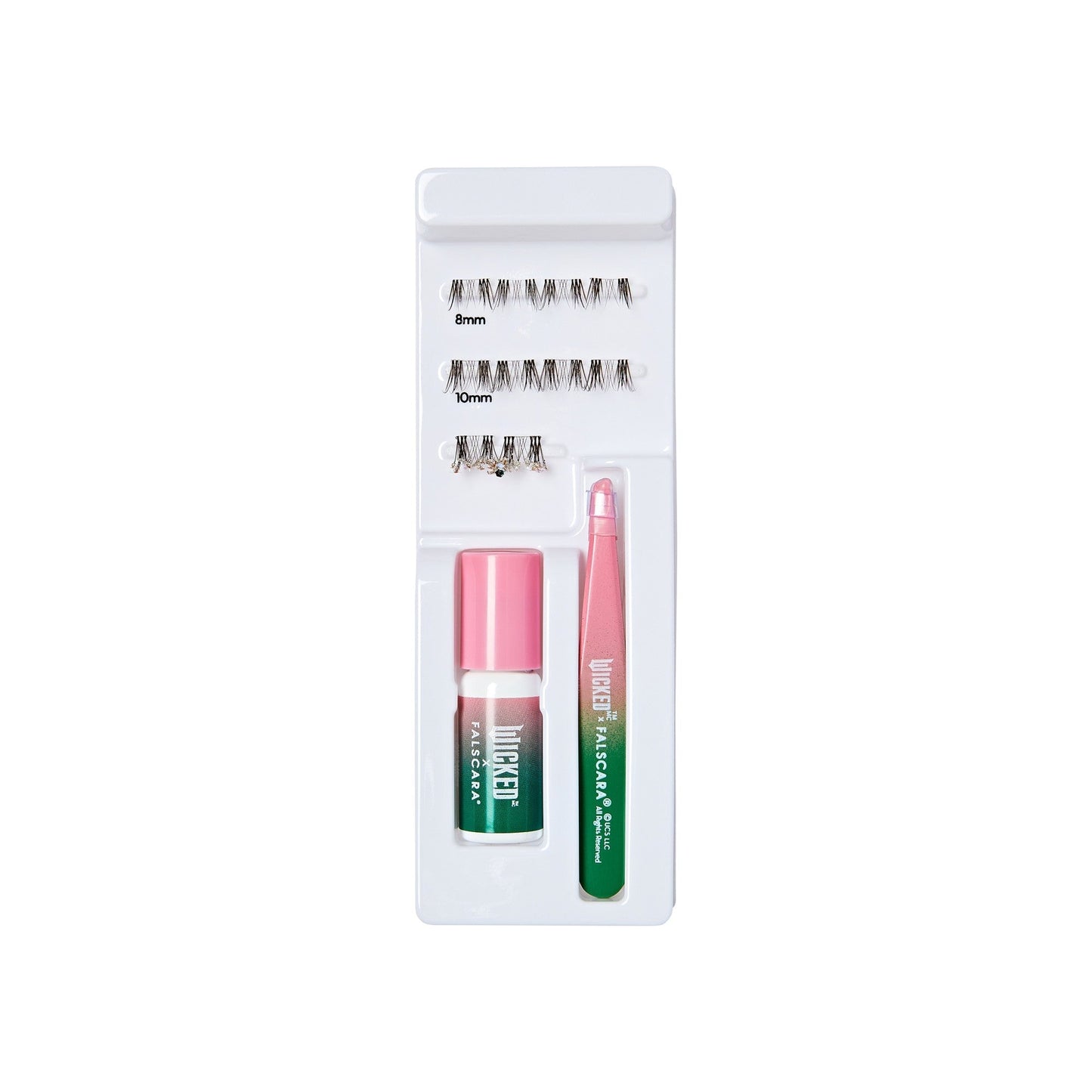WICKED X Falscara False Eyelashes - Winkie Country | DIY False Lash Extensions, Natural, Cluster Lash, Wispy Lashes, 10 Wisps, 8mm-10mm
