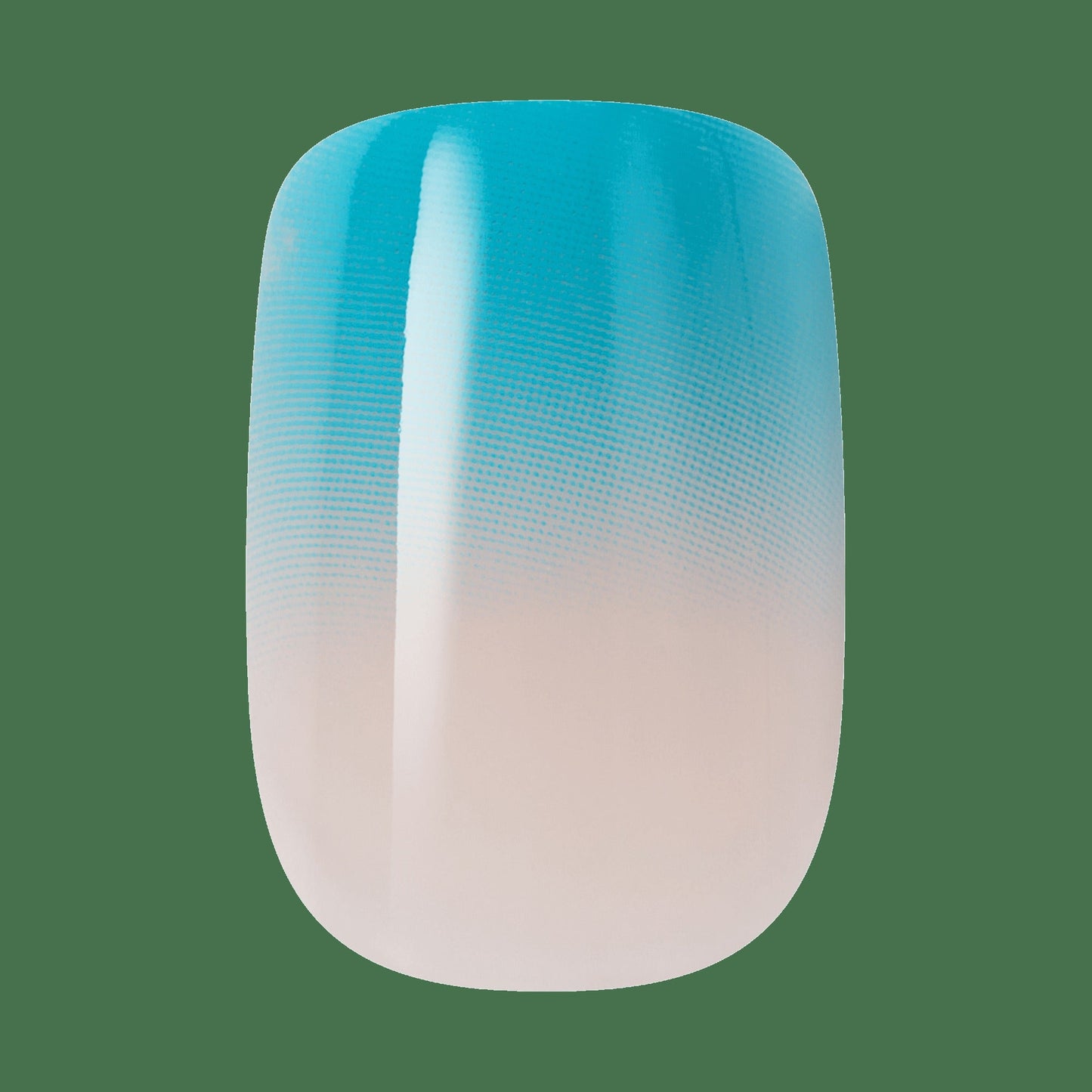 Kiss Glam Jeweled Press On Fake Glue Nails - Hello Sunshine | 3D & Jewel Design, Blue & White, Short, Squoval