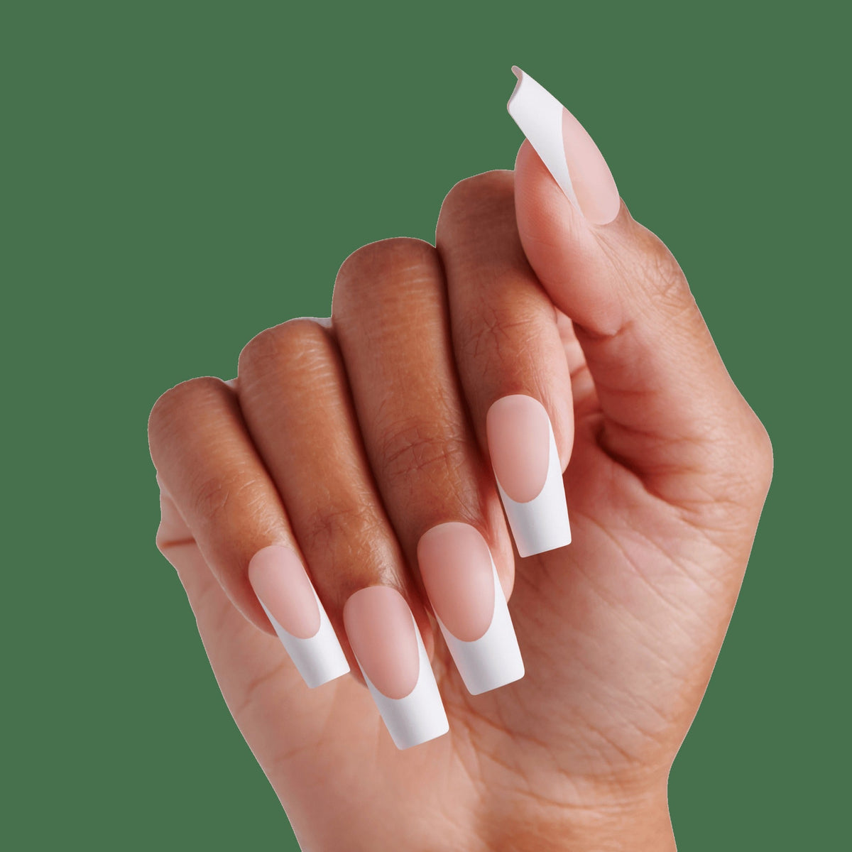 Kiss My Perfect French Press On Glue Nails - In Touch