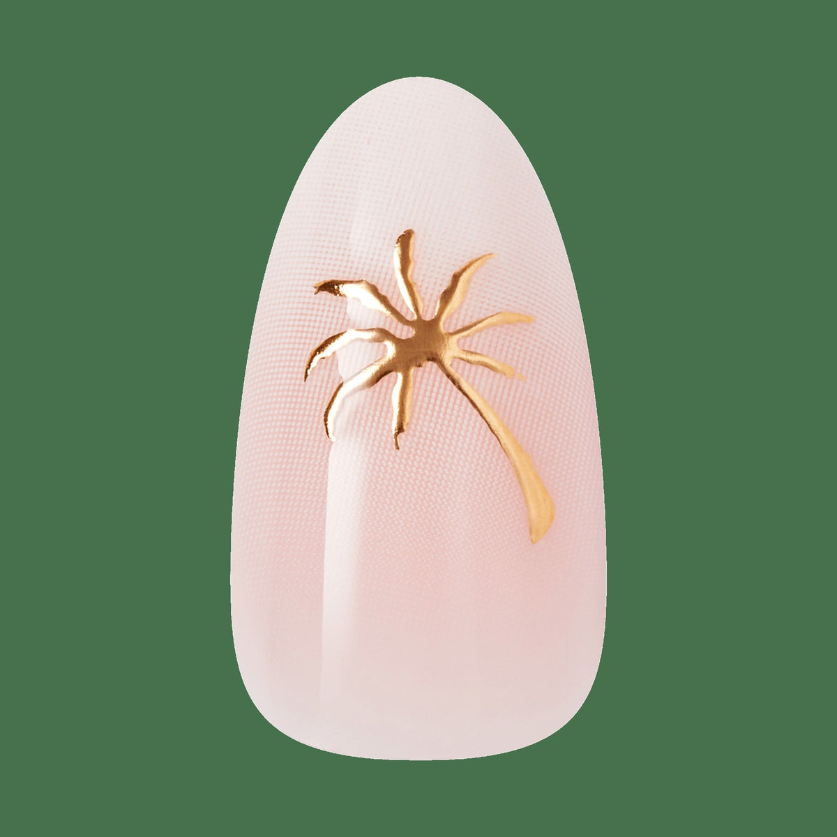 Kiss Glam Jeweled Press On Fake Glue Nails - Ocean Air, Salty Hair | 3D & Jewel Design, Pink, Medium, Almond