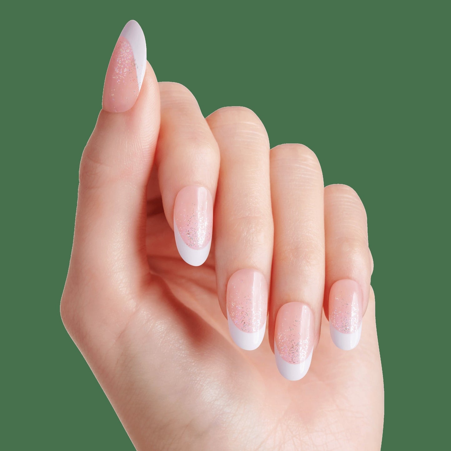 Kiss My Perfect French Press On Glue Nails - Jealous