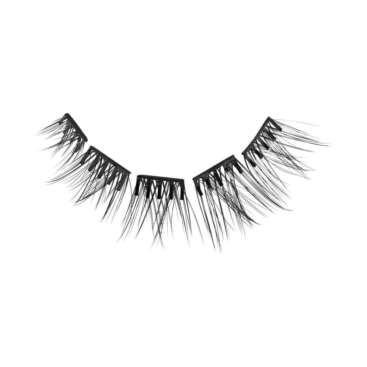 Impress Falsies Pre-Glued False Eyelashes Starter Kit - Classic Volume | 36 Lash Clusters, With Applicator, 12mm-14mm