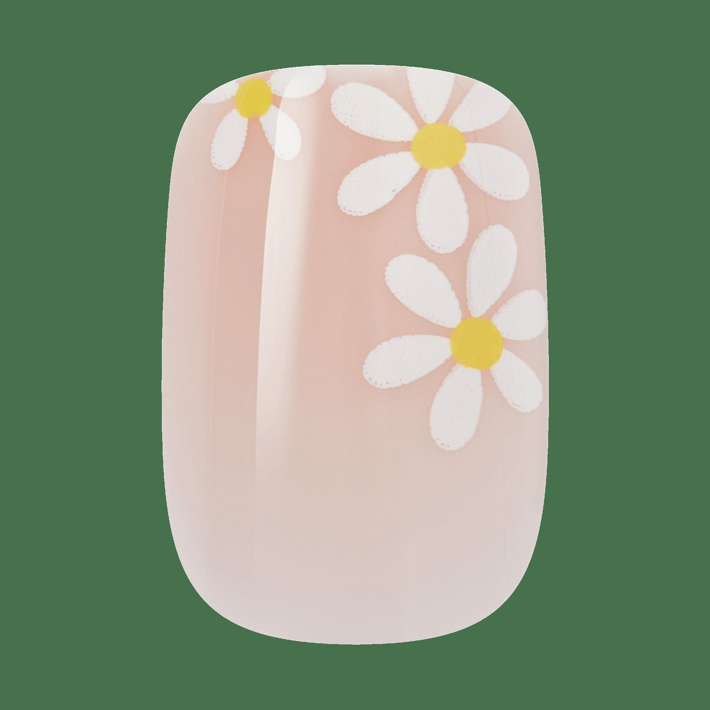 Kiss Core Design Press On Fake Glue Nails - Happy Days | Design, Beige, Short, Squoval