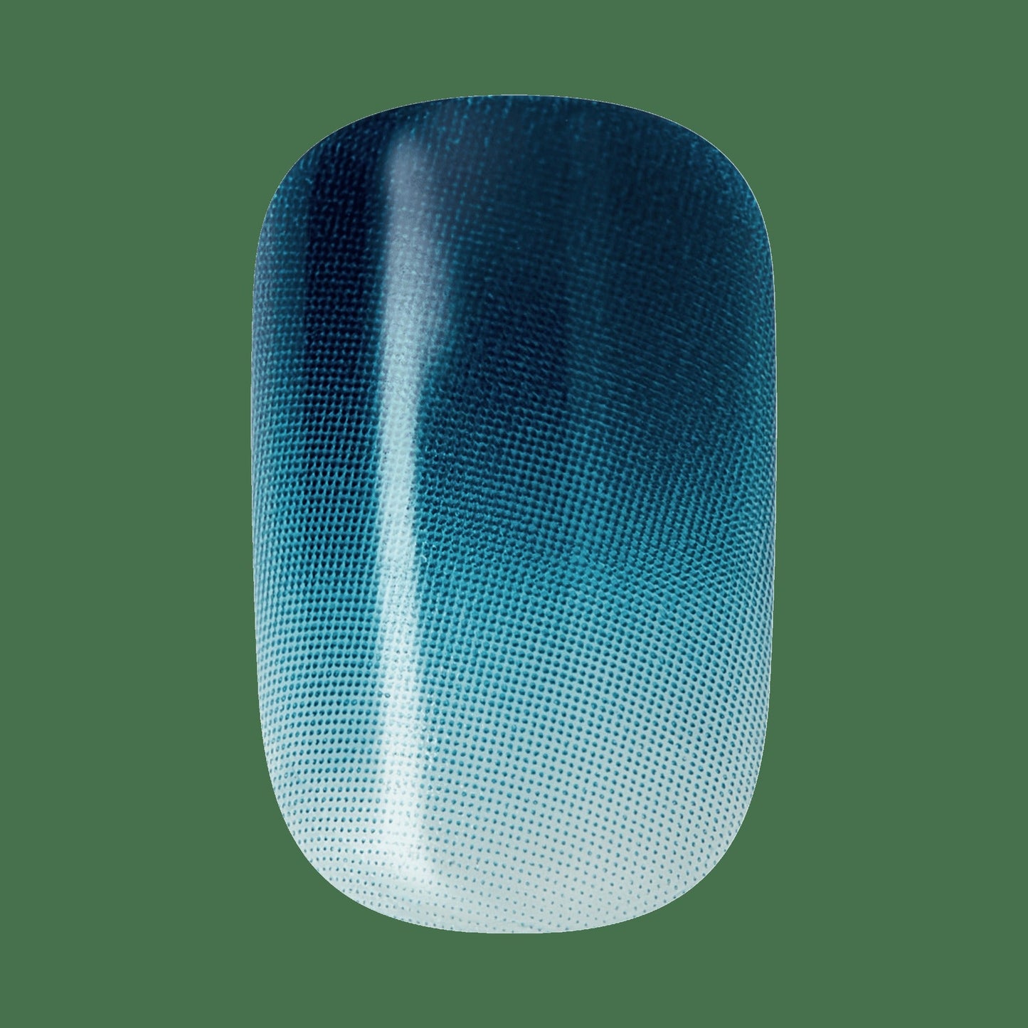Impress Color No Glue Fake Press On Nails - Velvet Breeze | Design, Blue, Short, Squoval, Manicure