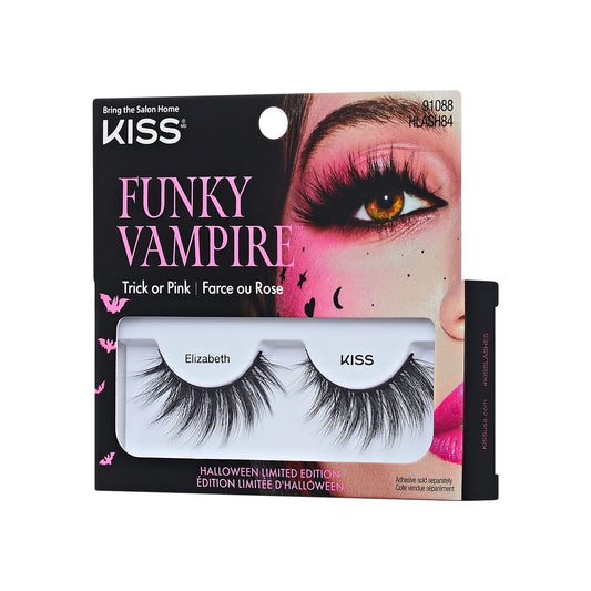 Kiss Halloween False Eyelashes - Elizabeth | 1 Pair, Strip Lashes, 16mm