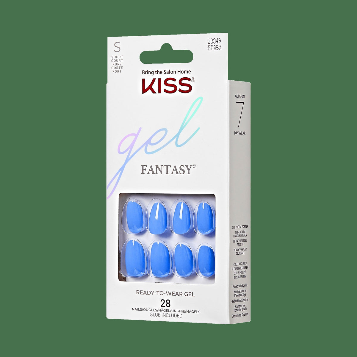 Kiss Gel Fantasy Color Press On Glue Nails - Stereo Hearts