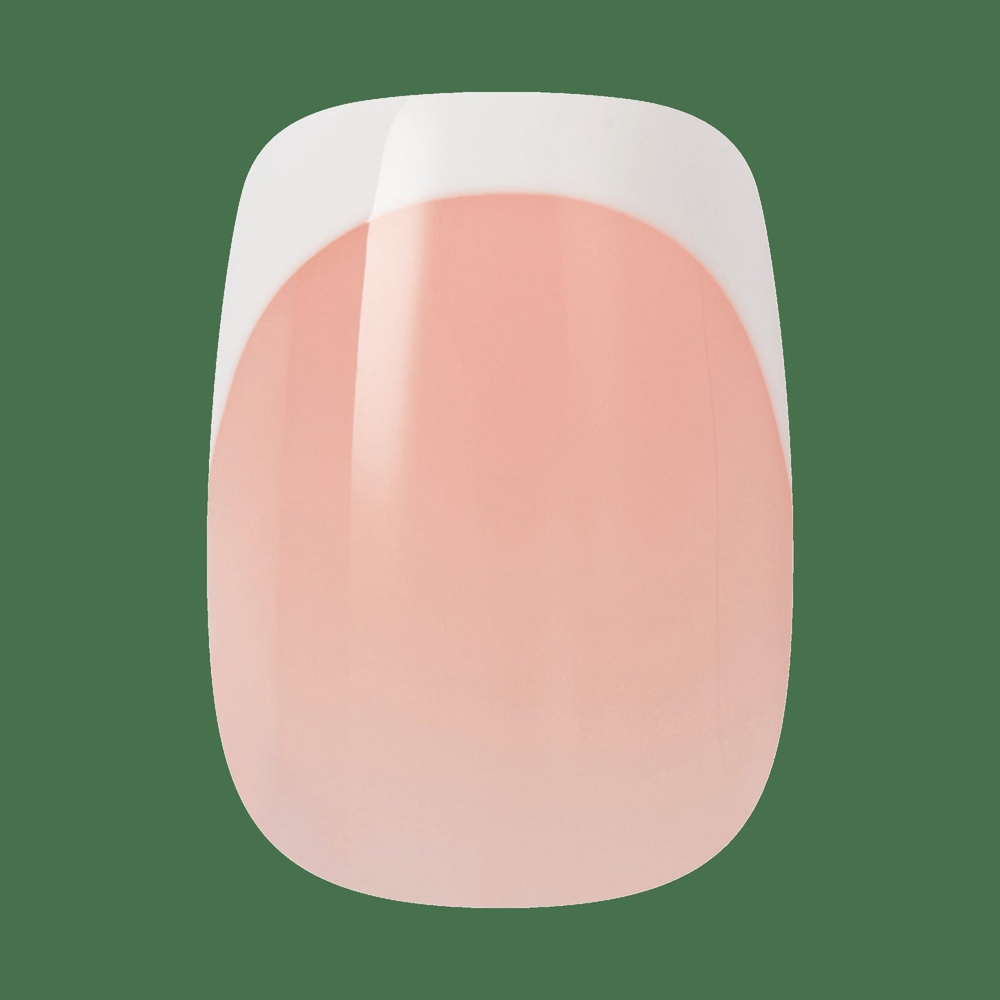 Kiss Core French Press On Fake Glue Nails - Snapshot | French Tips, White, Short, Squoval