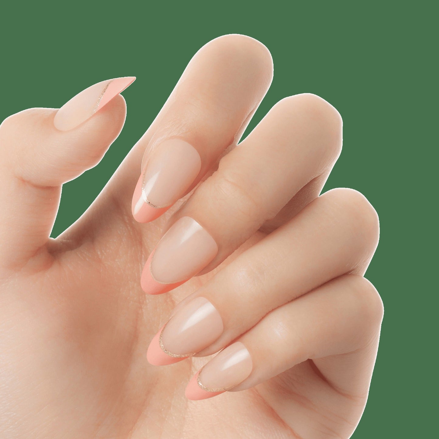 Kiss Voguish Fantasy Press On Glue Nails - Éclatant