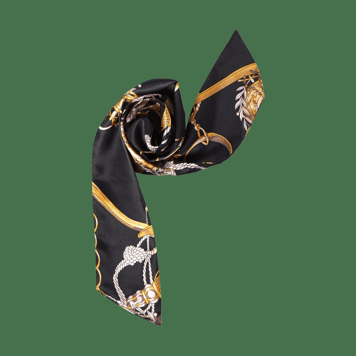 Kiss Colors & Care Silky Satin Edge Scarf - Luxe | Head Scarf, Hair Scarf, 60"L x 4"W, Hair Accessories