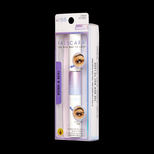 Falscara False Lash Bond & Seal- Black | DIY Lash Extension Adhesive, Lash Bond, Two-Step Adhesive