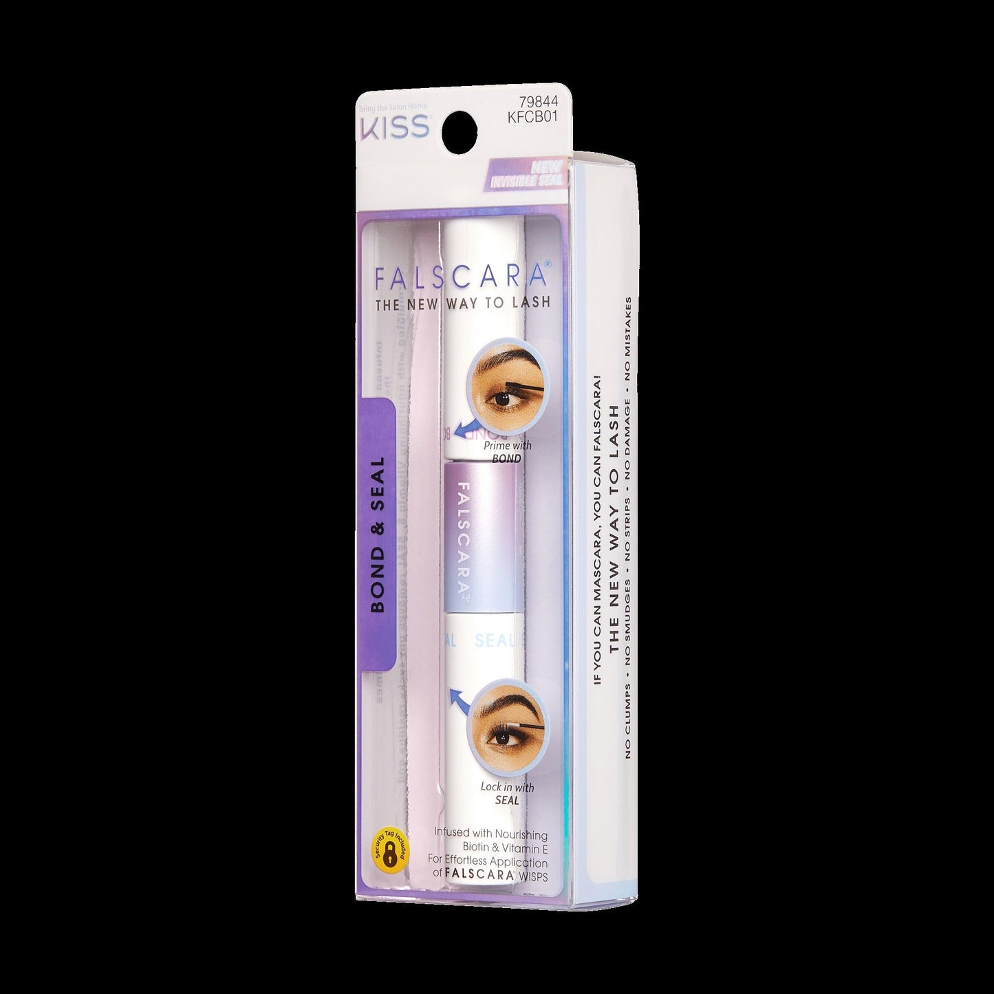 Falscara False Lash Bond & Seal- Black | DIY Lash Extension Adhesive, Lash Bond, Two-Step Adhesive