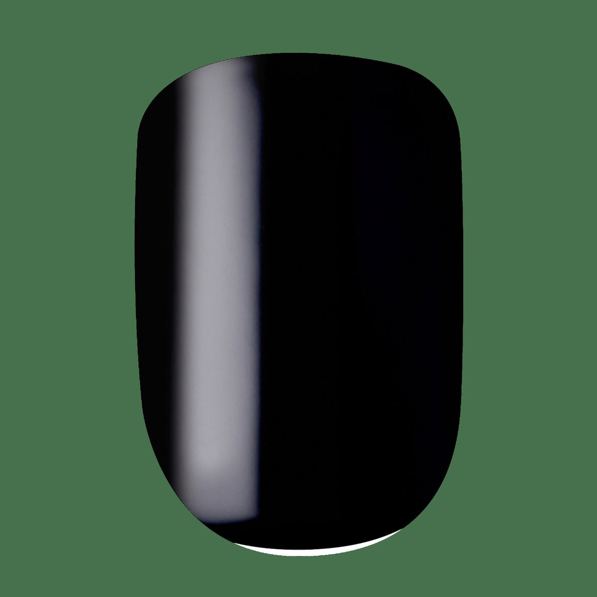 Impress Color No Glue Fake Press On Nails - All Black | Solid, Black, Short, Squoval, Manicure
