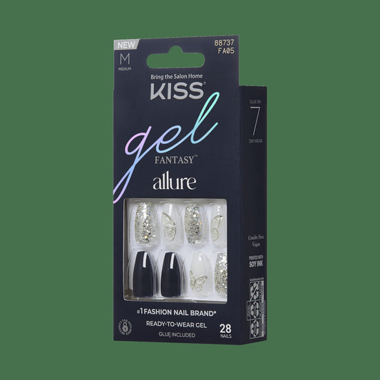 Kiss Gel Fantasy Allure Press On Glue Nails - Stunned By You