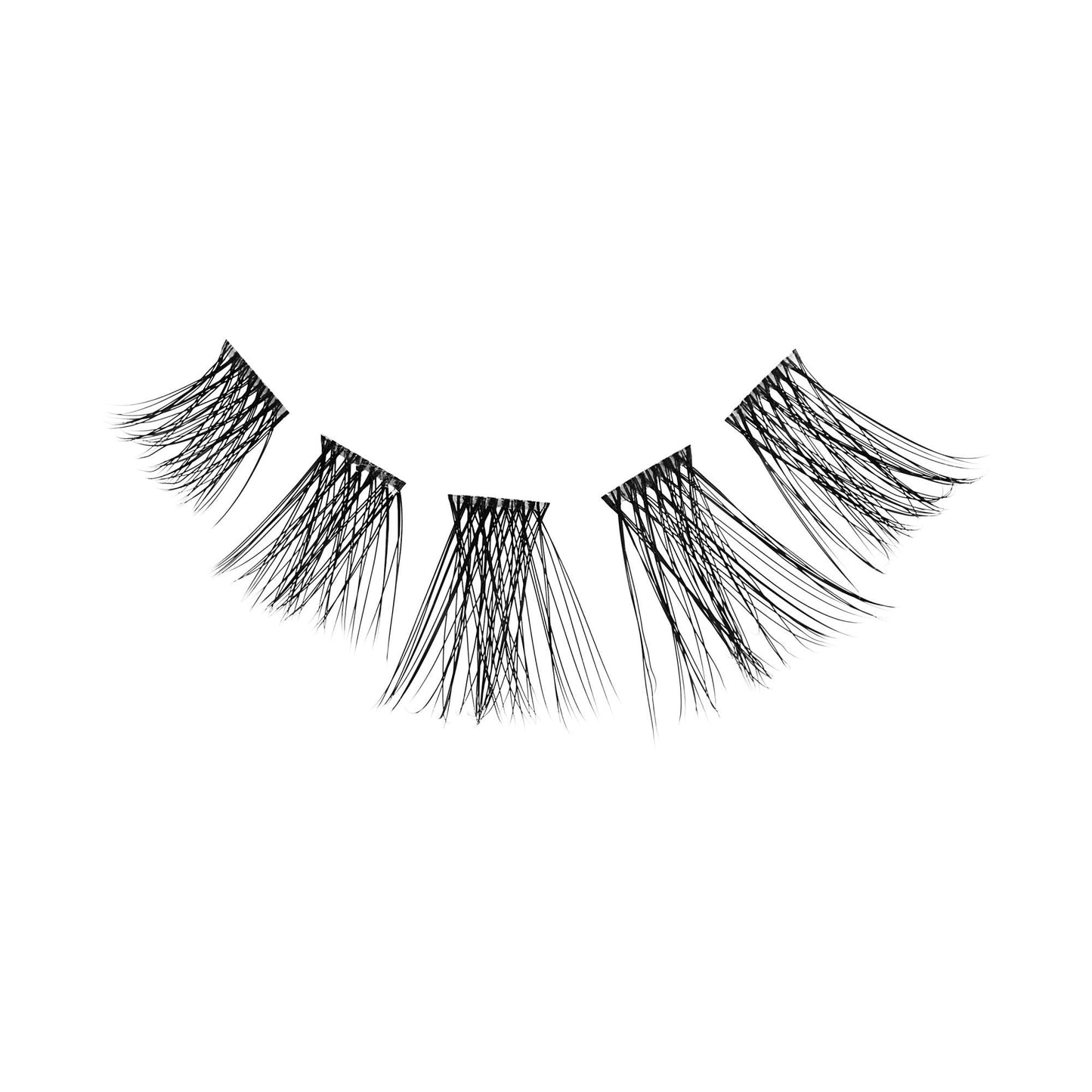 Falscara Soft Natural Essentials Kit | DIY False Lash Extensions, Cluster Lash, Wispy Lashes, 36 Wisps, 8mm-14mm