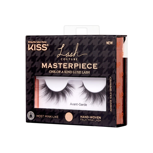 Kiss Lash Couture Masterpiece False Eyelashes - Avant-Garde | 1 Pair, Strip Lashes, 12mm