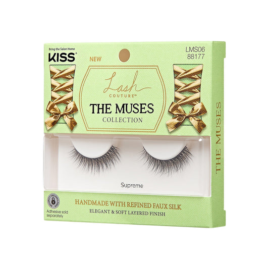 Kiss Lash Couture The Muses Collection False Eyelashes - Supreme | 1 Pair, Strip Lashes, 10mm